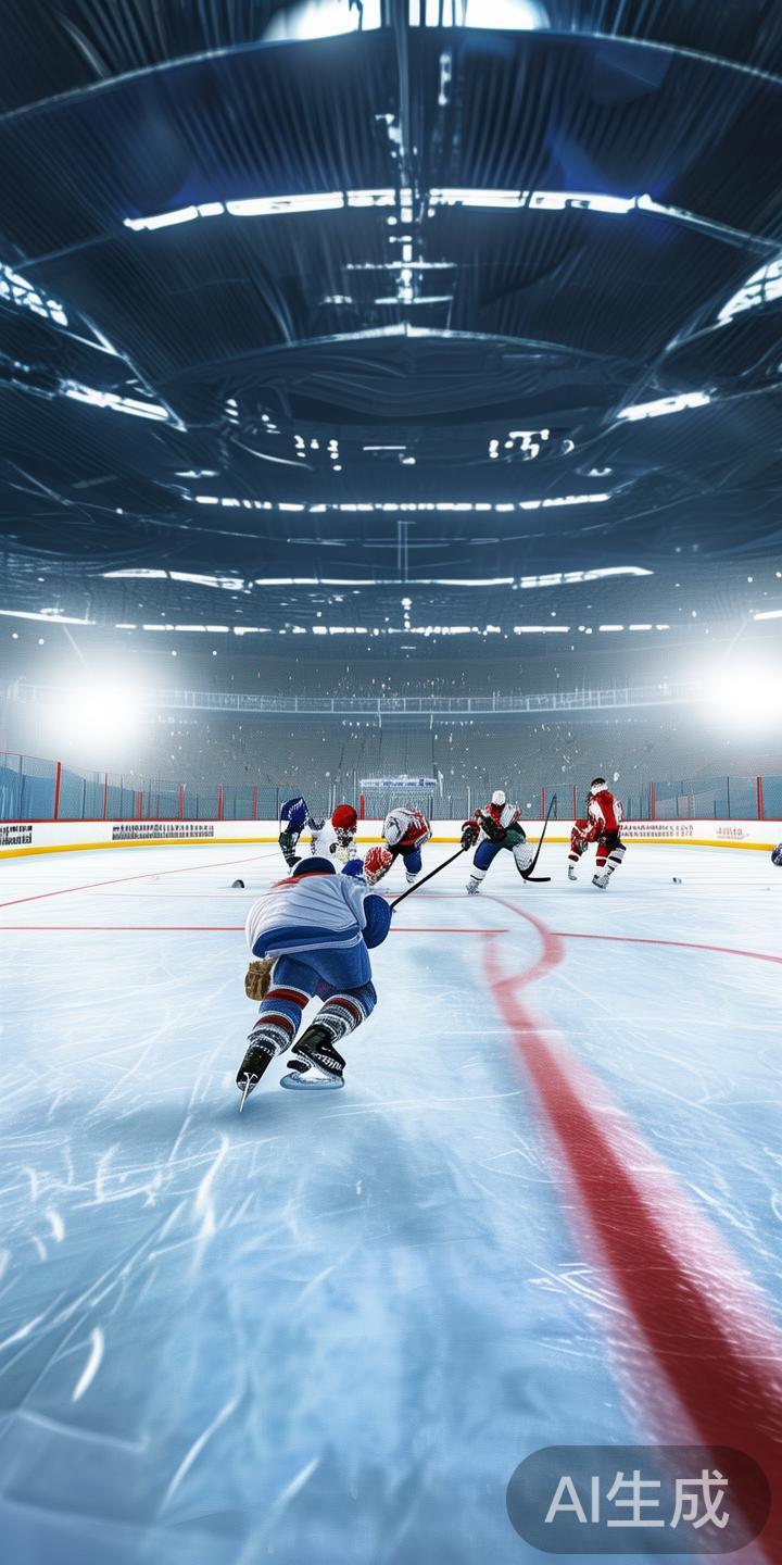 在传统的冰球运动中，强烈的速度感和碰撞感难以在短时
